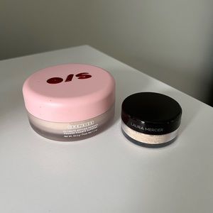 ONE SIZE Beauty and Laura Mercier Setting Powder